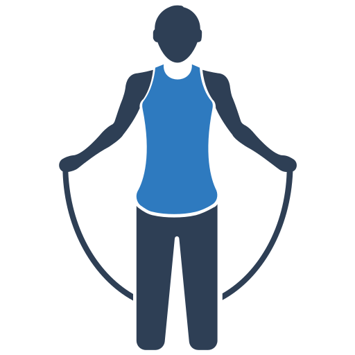 person jumping rope